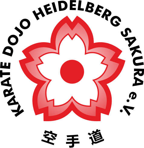 Logo des Vereins: Rote Blume mit fünf Blättern